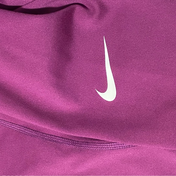 Nike Dri-FIT Maternity Leggings Magenta/Purple High-Waisted - Size S - Picture 5 of 5
